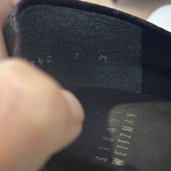 Stuart Weitzman Dark Brown Suede Heels - Picture 9 of 9